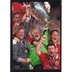 Signed picture of Denis Irwin the Manchester United footballer.